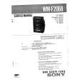 SONY WMF2068 Service Manual