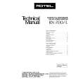 ROTEL RX-700 Service Manual