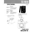 SONY SSH818 Service Manual