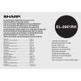 SHARP EL2901RH Owner's Manual