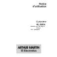 ARTHUR MARTIN ELECTROLUX BU8806W