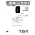 SONY WMAF29 Service Manual