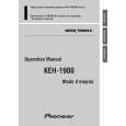 PIONEER KEH-1900 Owner's Manual