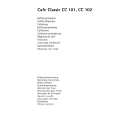 AEG CAFECLASSIC101 Owner's Manual
