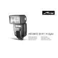 METZ MECABLITZ 58AF-1N DIGITAL Owner's Manual