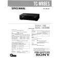 SONY TCWR8ES Service Manual