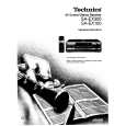 TECHNICS SAEX300 Owner's Manual