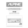 ALPINE 7915M Owner's Manual