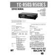 SONY TCR503/ES Service Manual