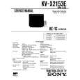 SONY KVX2153E Service Manual