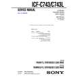 SONY ICFC743 Service Manual