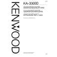 KENWOOD KA-3300D Owner's Manual