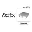 PANASONIC AWPS505 Owner's Manual