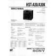 SONY HSTA30/K Service Manual