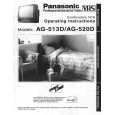 PANASONIC AG513 Owner's Manual