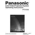PANASONIC PT51G35B Owner's Manual