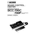 BOSS SCC-700F Owner's Manual