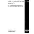AEG LAVBELLA1005W Owner's Manual