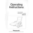 PANASONIC EP574 Owner's Manual