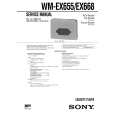 SONY WMEX668 Service Manual