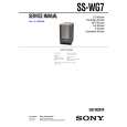 SONY SSWG7 Service Manual