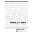 HUSQVARNA GRINDLUX4000 Owner's Manual