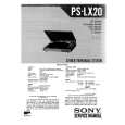 SONY PS-LX20 Service Manual