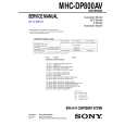 SONY MHCDP800AV Service Manual