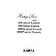 KAWAI 600DESIGNERCONSOLE Owner's Manual