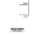 ARTHUR MARTIN ELECTROLUX FE2514N1 Owner's Manual