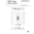KENWOOD KAC749S Service Manual