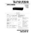 SONY TAF261R Service Manual