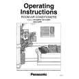 PANASONIC CW-120FR Owner's Manual
