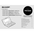 SHARP PWE220 Owner's Manual