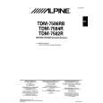 ALPINE TDM-7586RB Owner's Manual
