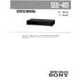 SONY SEQ401 Service Manual