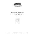 ZANUSSI ZWF1221G Owner's Manual