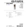 SONY ICDP110 Service Manual