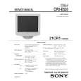 SONY 21CR1 CHASSIS Service Manual