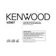 KENWOOD VZ907 Owner's Manual