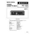 SANYO RD 430 Service Manual
