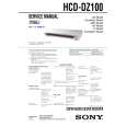 SONY HCD-DZ100 Service Manual