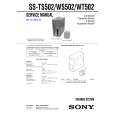 SONY SSTS502 Service Manual