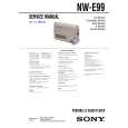 SONY NWE99 Service Manual