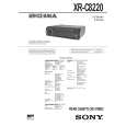SONY XRC8220 Service Manual
