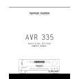 HARMAN KARDON AVR335 Owner's Manual