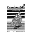 CANON E60 Owner's Manual