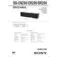 SONY SSSR290 Service Manual