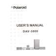 POLAROID DAV-3800 Owner's Manual