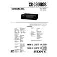 SONY XRC900RDS Service Manual
